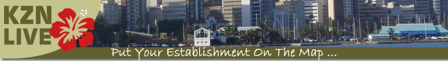 Banner displaying photographs of Wilsons Wharf in the Durban Metropolitan region of KwaZulu Natal