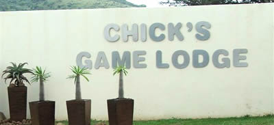 Chick's Game Lodge Entrance